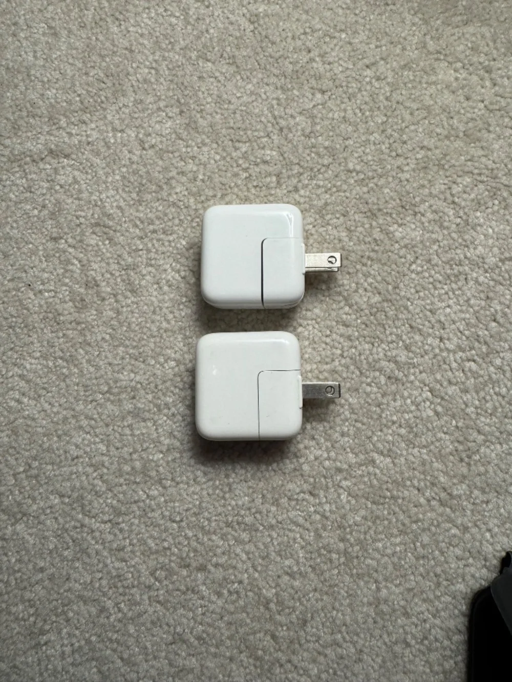 2 Apple 12w USB Power Adapters